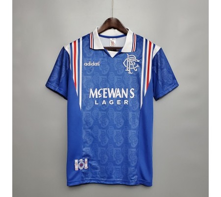 Rangers 96/97 Home Blue Soccer Jersey